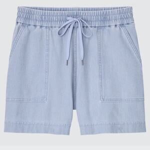 Uniqlo Blue Denim Jersey Shorts